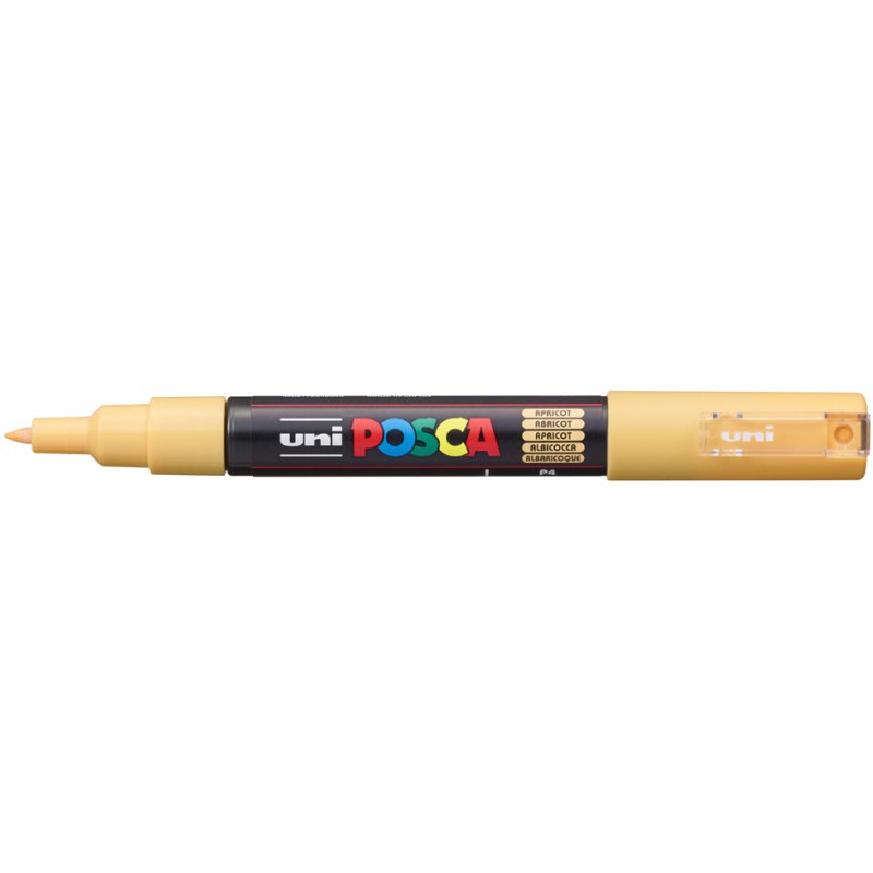 POSCA pigmentmarkeerstift, geel, 0,7-1,0 mm, waterbestendig
